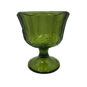 Vintage Green Depression Glass Bowl Dish